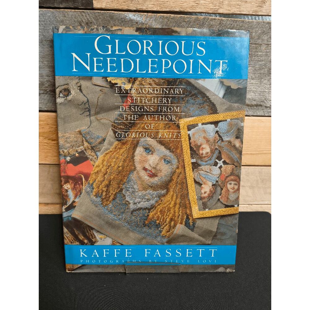 Glorious Needlepoint: Extraordinary Stitchery Designs by Kaffe Fassett 1987, HC